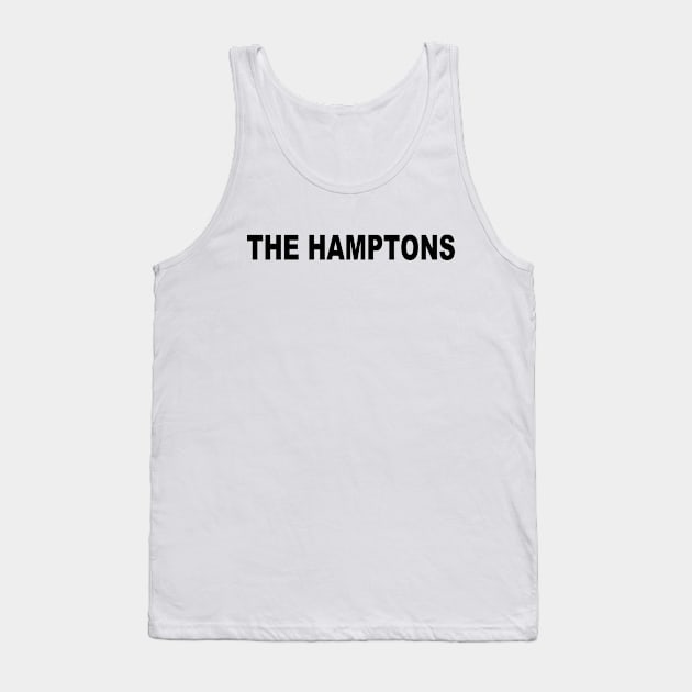 The Hamptons Black Tank Top by IdenticalExposure